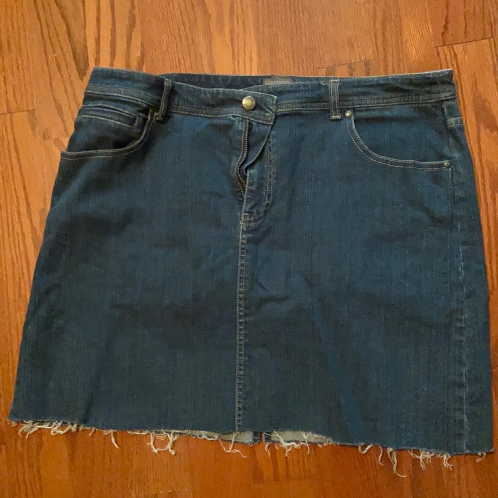 Jean Skirt Additions by Chico’s Size 3. ( XL 16 )